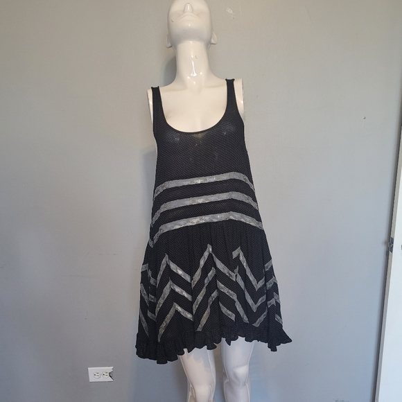 Intimately Free People Voile and Lace Trapeze Slip, VGUC, Size S - Picture 2 of 8